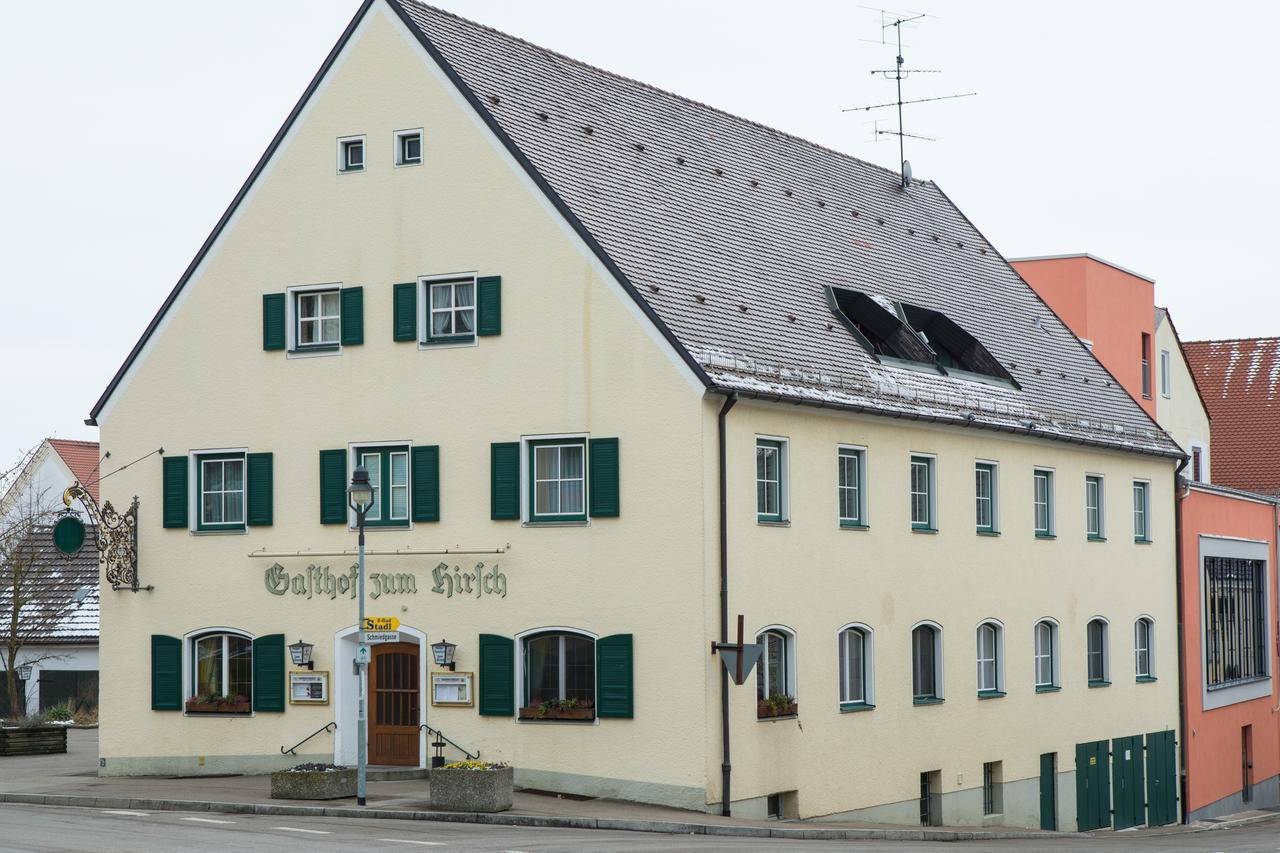 Wertingen Hotel Zum Hirsch מראה חיצוני תמונה