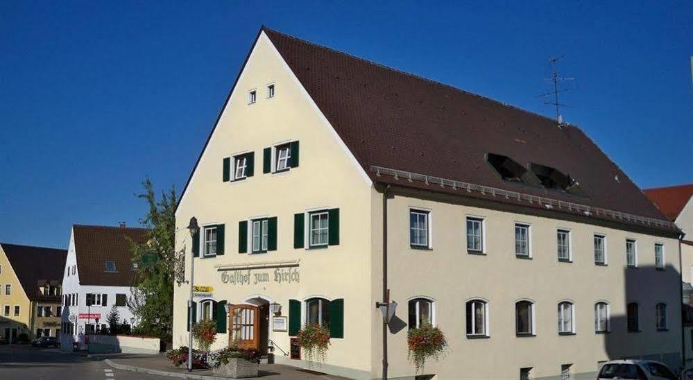 Wertingen Hotel Zum Hirsch מראה חיצוני תמונה